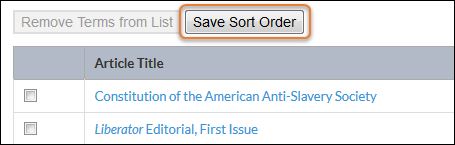 save sort order