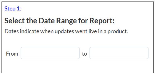 date range