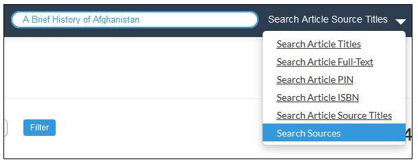 search sources