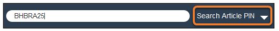 search article pin