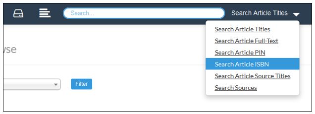 search article isbn